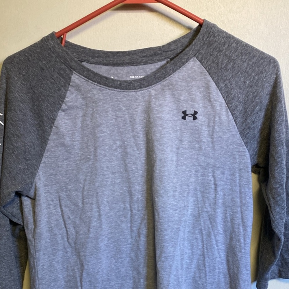 Under Armour Gray Half Sleeve Shirt
